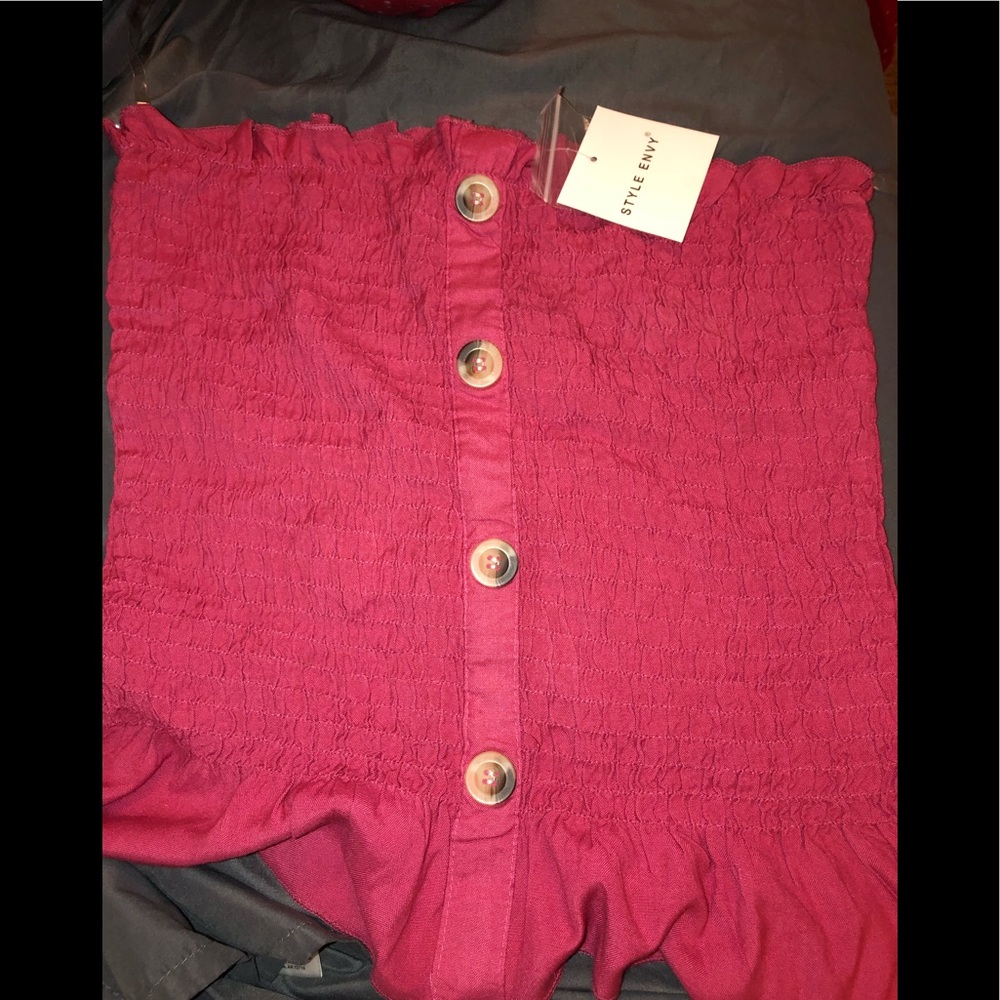 Women's Strapless Top.   Size Large. New